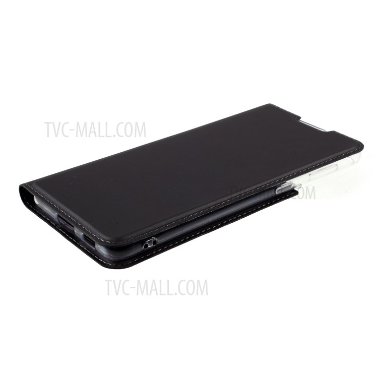 Magnetic Adsorption Stand Leather Card Holder Case for Samsung Galaxy S21+ 5G - Black-5