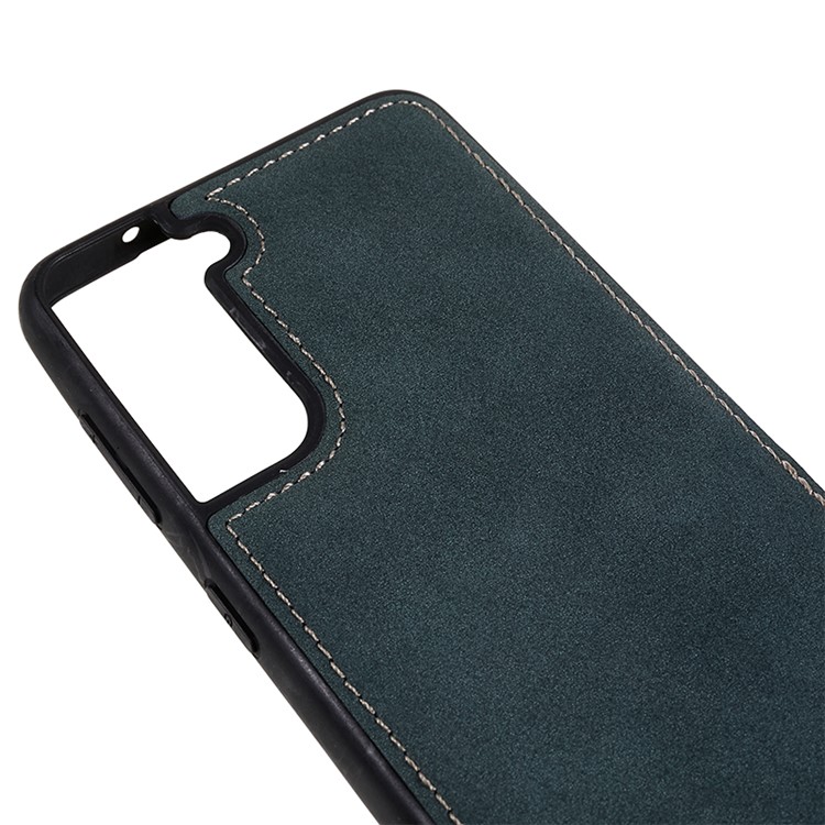 CASEME 018 Series Leather Detachable 2-in-1 Wallet Case for Samsung Galaxy S21 - Green-14