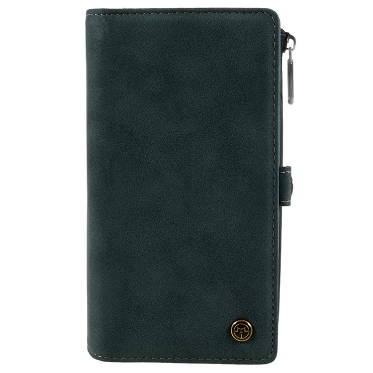 CASEME 018 Series Leather Detachable 2-in-1 Wallet Case for Samsung Galaxy S21 - Green-2