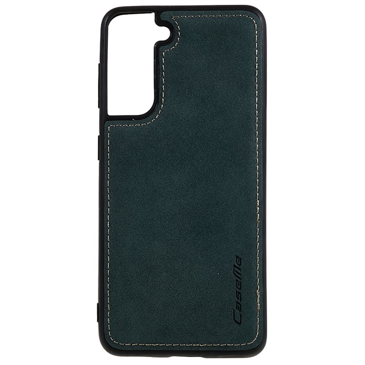 CASEME 018 Series Leather Detachable 2-in-1 Wallet Case for Samsung Galaxy S21 - Green-8