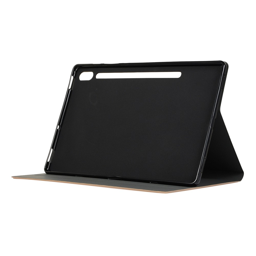 ENKAY PU Leather TPU Back Stand Smart Case for Samsung Galaxy Tab S7 11.0 T870 / T875 - Black-3