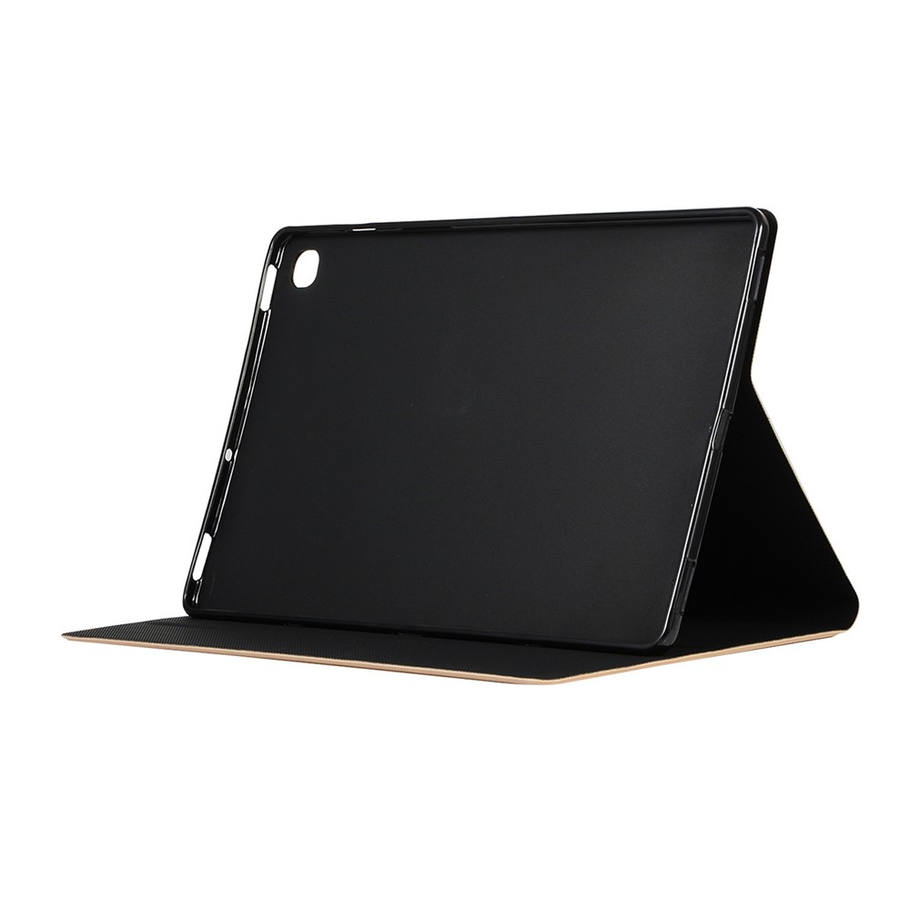 ENKAY PU Leather TPU Back Cover Stand Smart Case for Samsung Galaxy Tab A7 10.4 (2020) T500 / T505 - Black-3