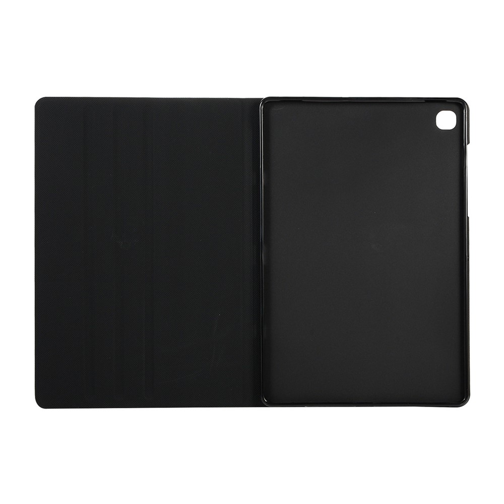 ENKAY PU Leather TPU Back Cover Stand Smart Case for Samsung Galaxy Tab A7 10.4 (2020) T500 / T505 - Black-4