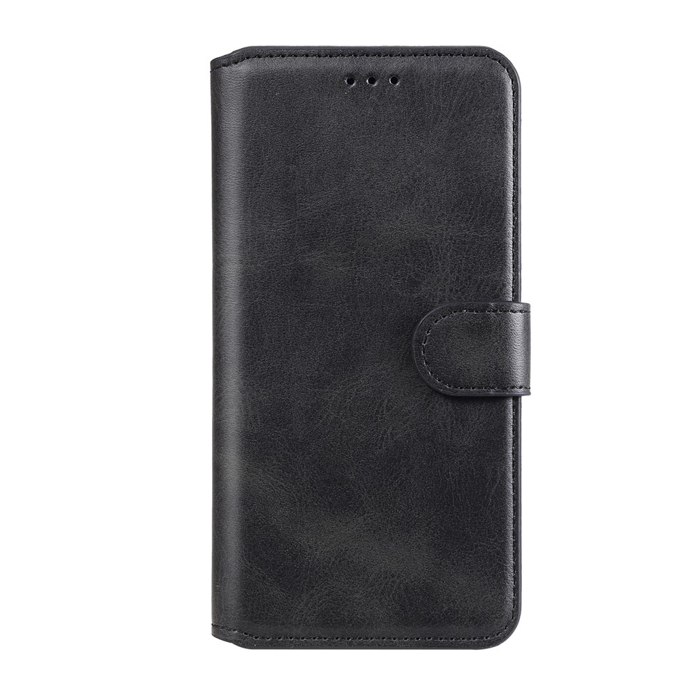 Classic Wallet Stand Flip Leather Phone Case for Samsung Galaxy A32 5G - Black-2