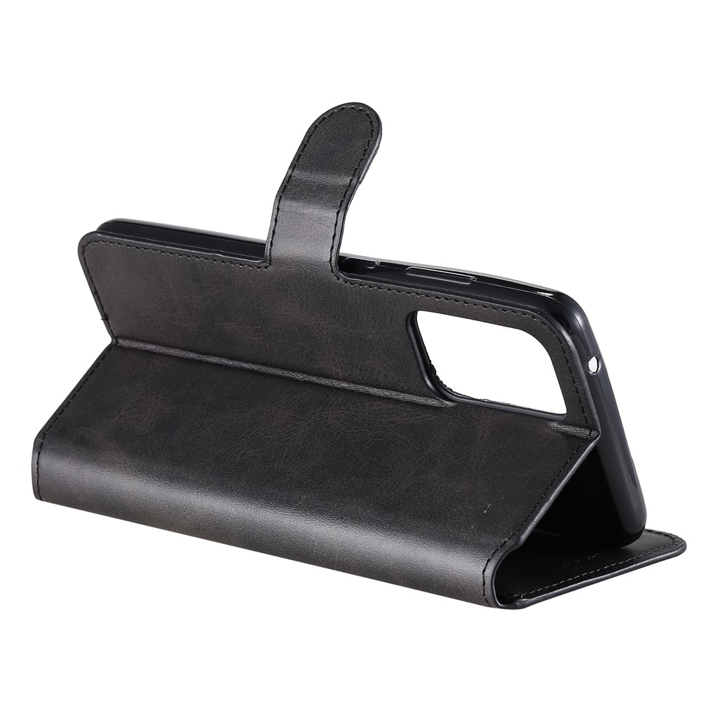 Classic Wallet Stand Flip Leather Phone Case for Samsung Galaxy A52 5G - Black-5