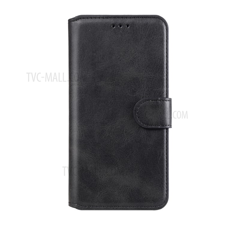 Classic Wallet Stand Flip Leather Phone Case for Samsung Galaxy A72 5G - Black-2