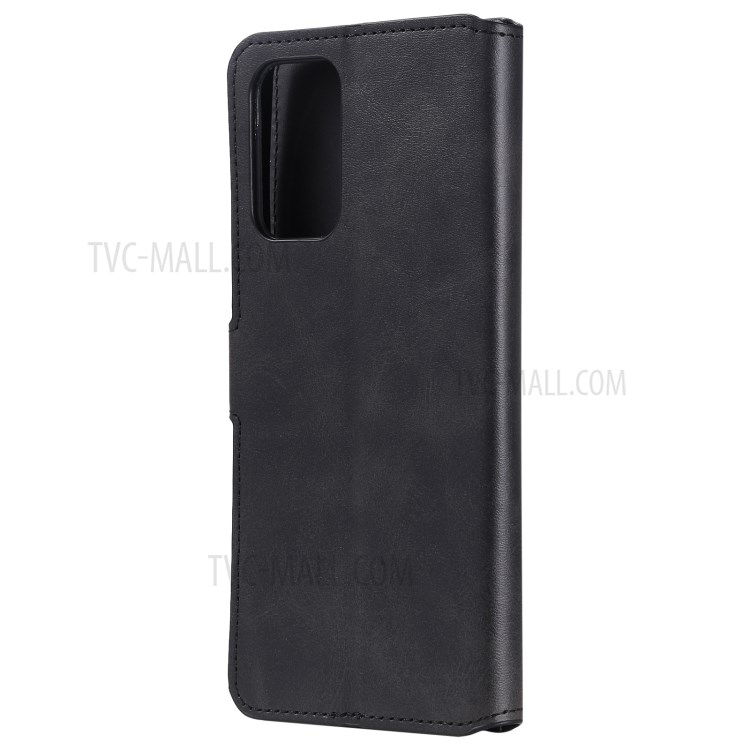 Classic Wallet Stand Flip Leather Phone Case for Samsung Galaxy A72 5G - Black-3
