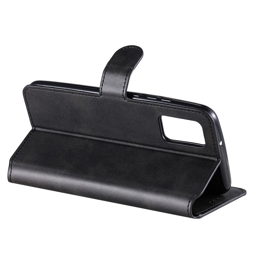 Classic Wallet Stand Flip Leather Phone Case for Samsung Galaxy A02s (EU Version) - Black-5