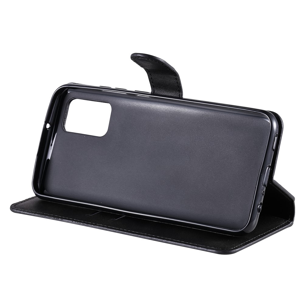 Classic Wallet Stand Flip Leather Phone Case for Samsung Galaxy A02s (EU Version) - Black-6