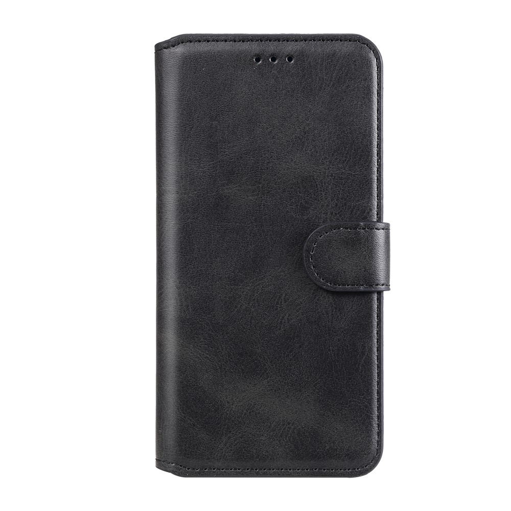 Case de Teléfono de Cuero Flip de Billetera Para Samsung Galaxy S21 4G/5G - Negro-2