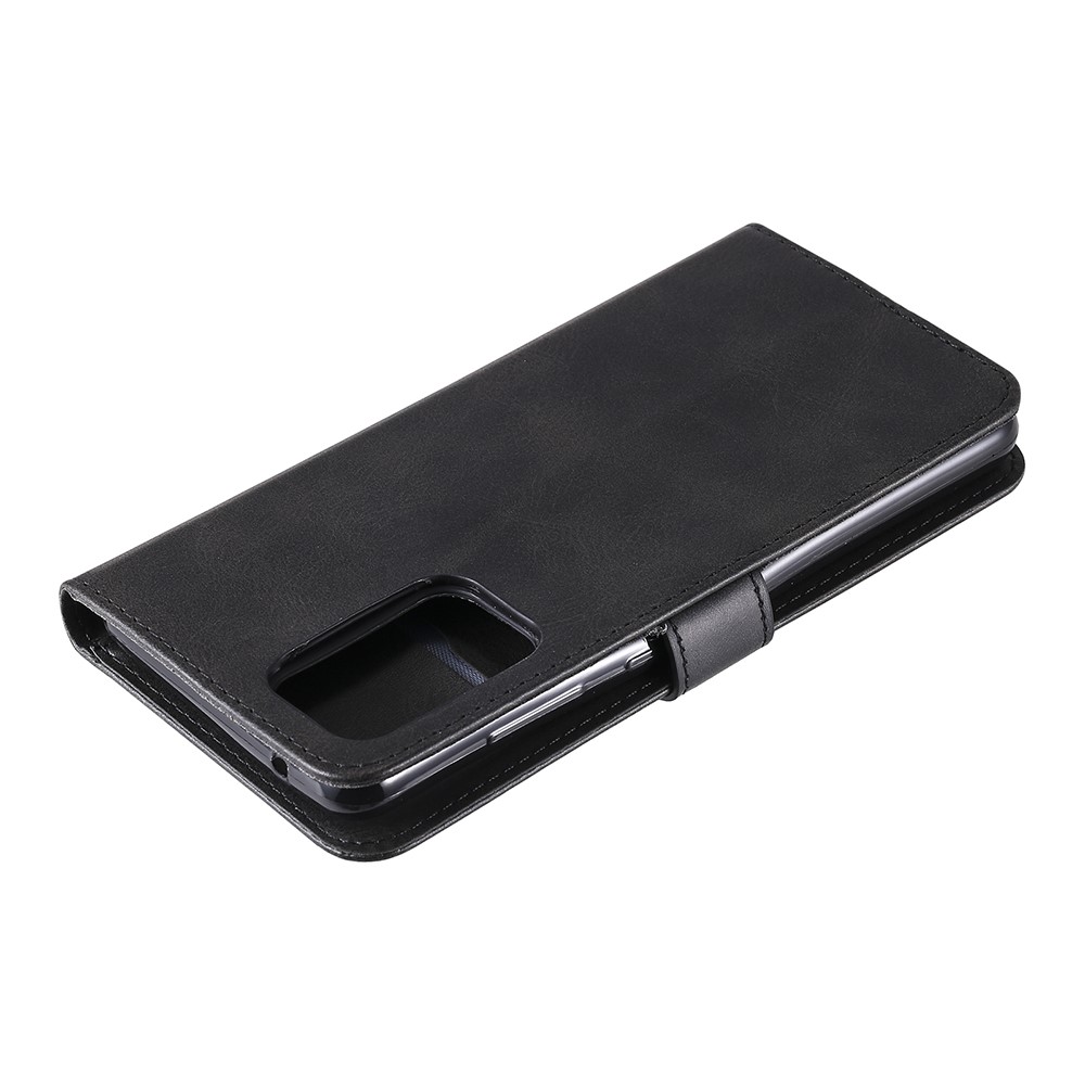 Zipper Pocket Wallet Leather Stand Smartphone Case for Samsung Galaxy A52 5G/A52 4G - Black-11