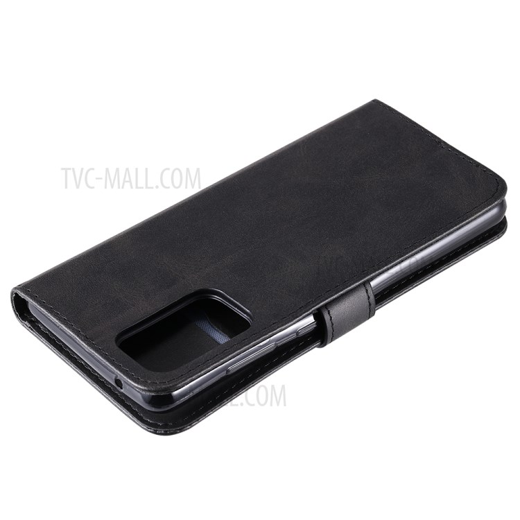 Zipper Pocket Wallet Leather Stand Phone Case for Samsung Galaxy A72 5G/A72 4G - Black-10