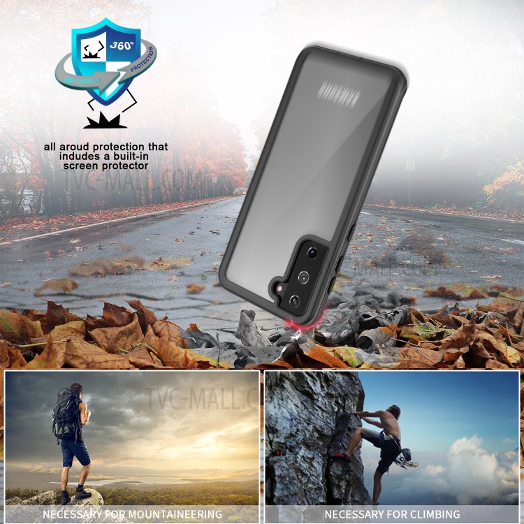Plastic + TPU Front and Rear Protective Case for Samsung Galaxy S21 Ultra 5G-9