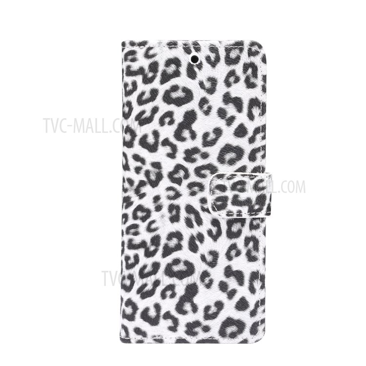 Leopard Texture Wallet Leather Stand Phone Case for Samsung Galaxy S21+ 5G - White-2