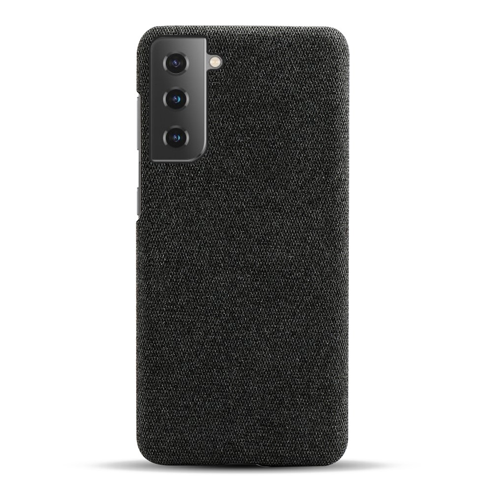 KSQ Cloth Texture Plastic Back Case for Samsung Galaxy S21 5G - Black-3
