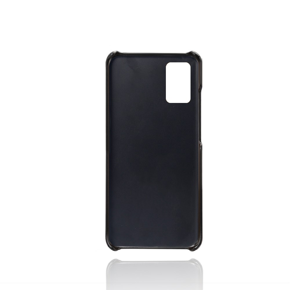 KSQ PC + PU Leather Coated Case with Dual-Card Slots for Samsung Galaxy A02s (EU Version) - Black-5