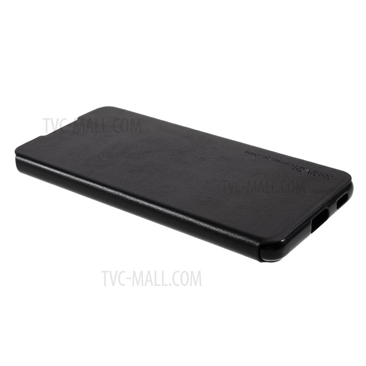 X-LEVEL Fib Color Stand Design PU Leather Phone Case for Samsung Galaxy S21 Plus 5G - Black-4