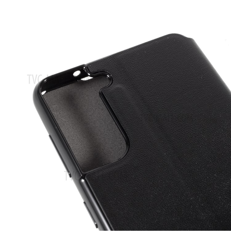 X-LEVEL Fib Color Stand Design PU Leather Phone Case for Samsung Galaxy S21 Plus 5G - Black-7