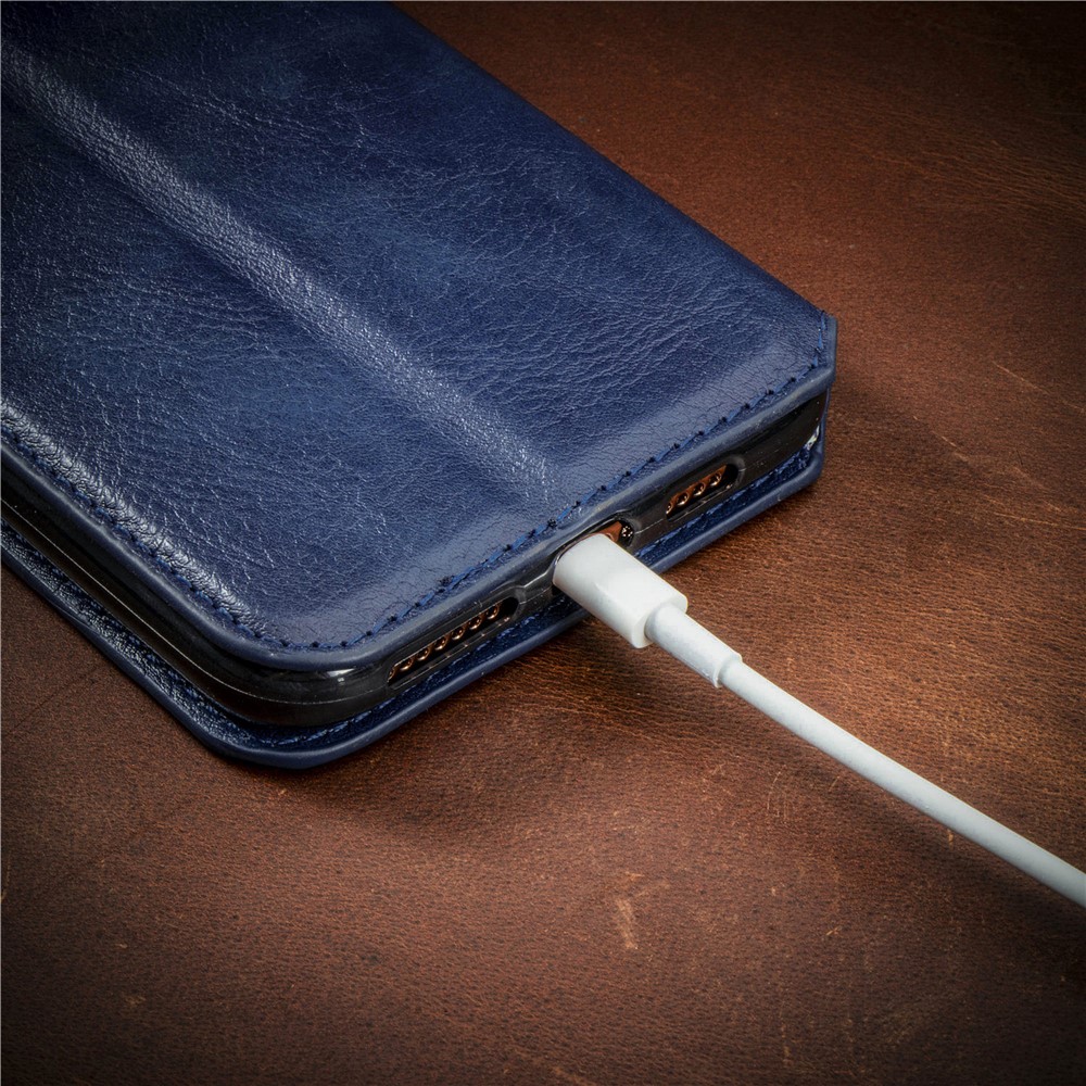 Fashionable Auto-absorbed Rhombus Texture PU Leather Wallet Phone Cover for Samsung Galaxy S20 - Blue-23