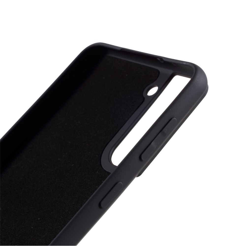 X-LEVEL Liquid Silicone Texture Like Anti-Drop Back Cover for Samsung Galaxy S21 5G - Black-8
