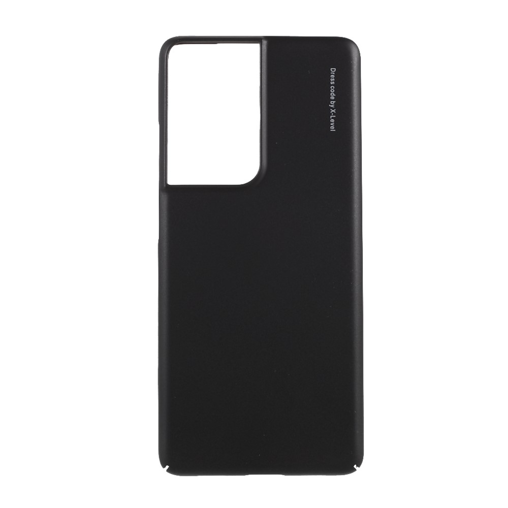 X-LEVEL Knight Series Hard PC Shell for Samsung Galaxy S21 Ultra 5G Case - Black-1