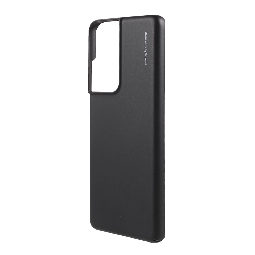 X-LEVEL Knight Series Hard PC Shell for Samsung Galaxy S21 Ultra 5G Case - Black-2