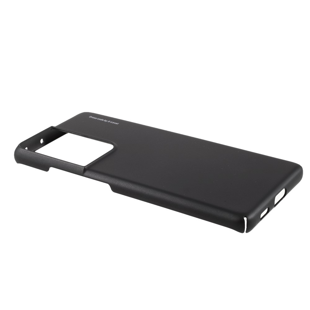 X-LEVEL Knight Series Hard PC Shell for Samsung Galaxy S21 Ultra 5G Case - Black-4