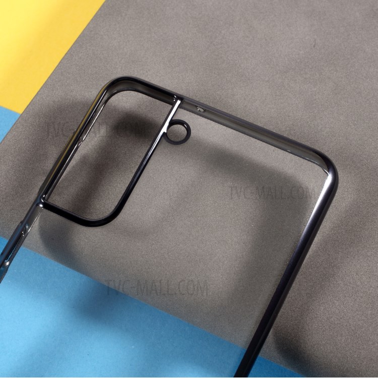 X-LEVEL Dawn Series Electroplated PC Case for Samsung Galaxy S21+ 5G Cover - Black-3