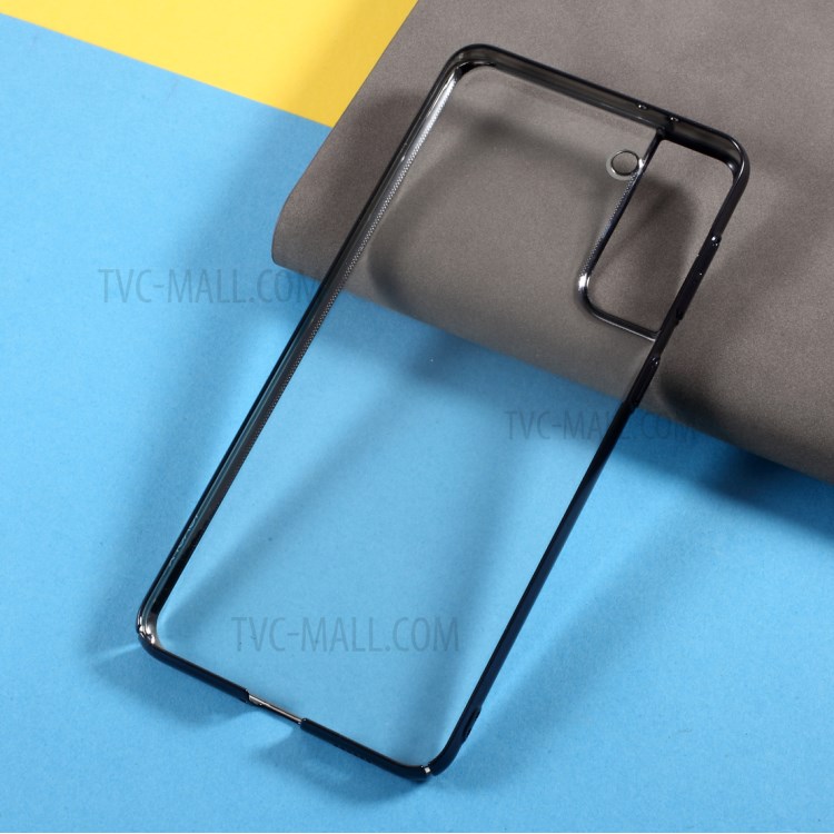 X-LEVEL Dawn Series Electroplated PC Case for Samsung Galaxy S21+ 5G Cover - Black-5