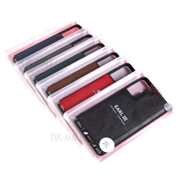 X-LEVEL Vintage Style PU Leather Coated TPU Phone Shell for Samsung Galaxy S21 5G - Red-7