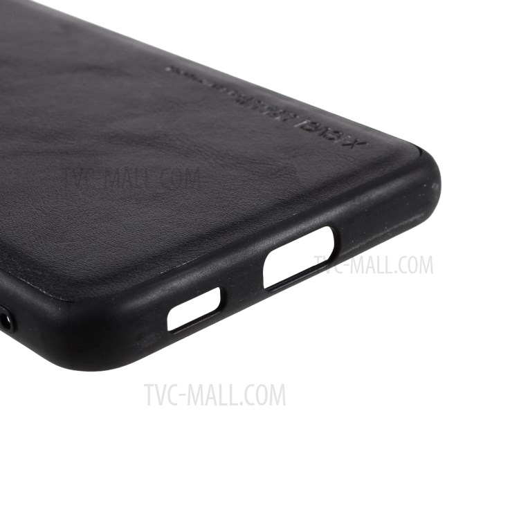 X-LEVEL Vintage Style PU Leather Coated TPU Phone Shell for Samsung Galaxy S21+ 5G - Black-7