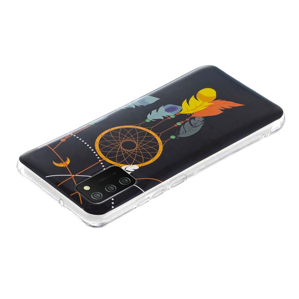 Unique Noctilucent Pattern IMD Soft TPU Protector Phone Cover for Samsung Galaxy A02s (164.2x75.9x9.1mm) - Dreamcatcher-3