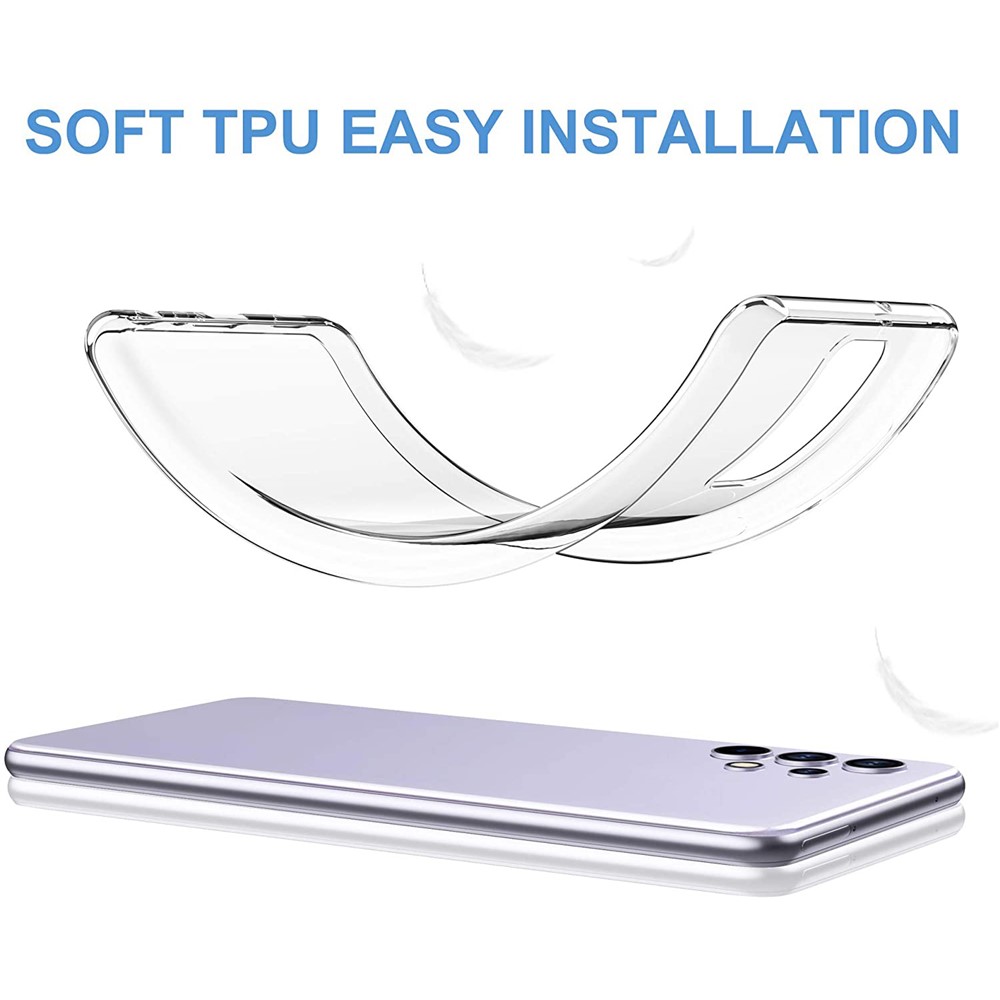 TPU Case with Tempered Glass Screen Protector for Samsung Galaxy A32 5G-3