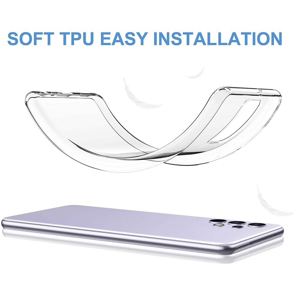 Caso TPU Con Protector de Pantalla de Vidrio Templado Para Samsung Galaxy A32 5G/M32 5G