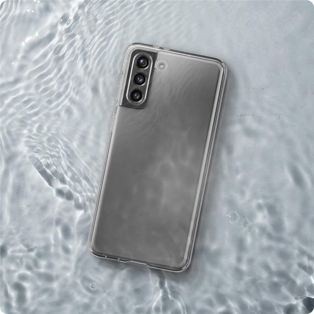 Anti-fingerprint Clear Soft TPU Phone Case Shell for Samsung Galaxy S21+ 5G-3