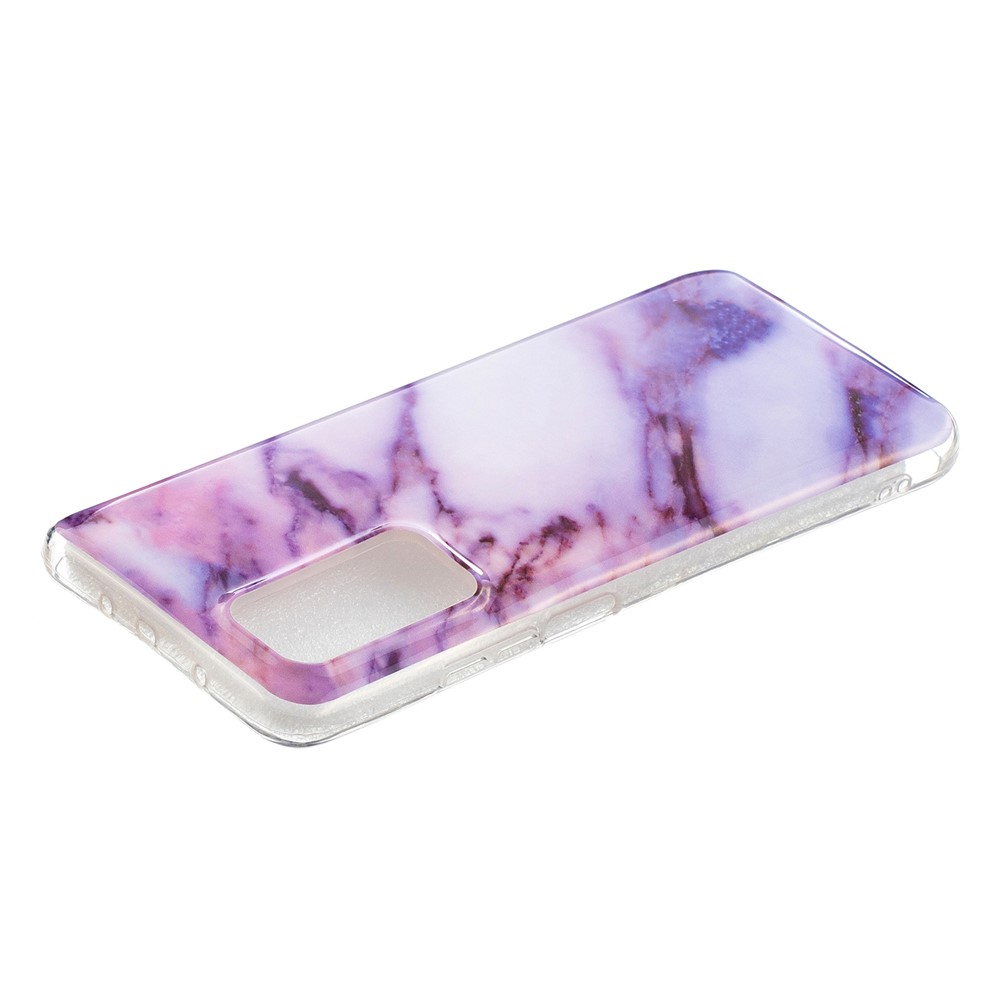 Pattern Printing IMD TPU Phone Casing for Samsung Galaxy A32 5G - Purple-3