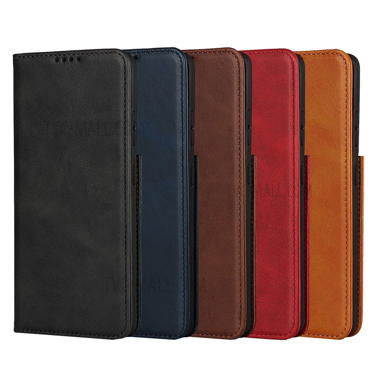 Wallet Design Leather Stand Case with Auto-Absorbed Magnet Design for Samsung Galaxy S21 Ultra 5G - Black-8