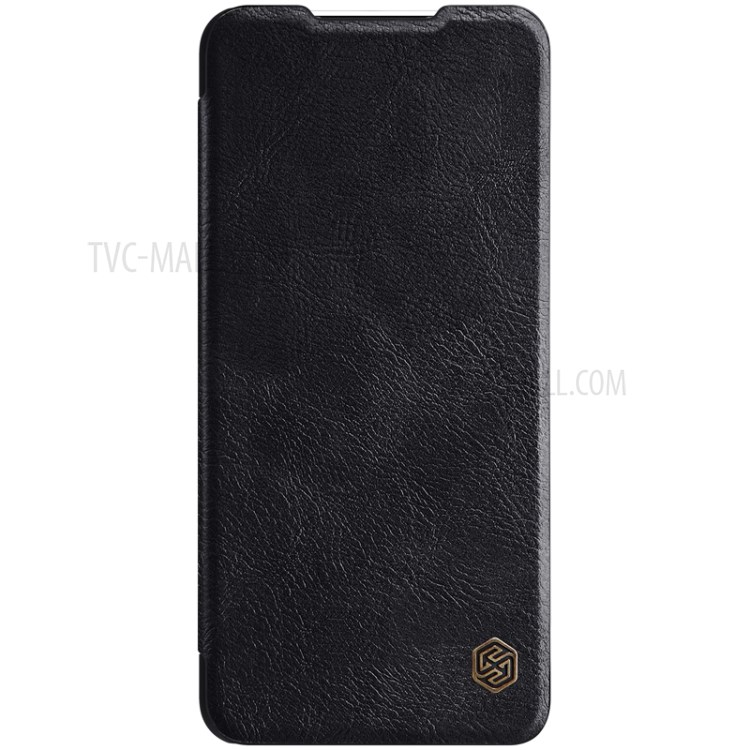 NILLKIN Qin Series Leather Mobile Phone Case with Card Holder Design for Samsung Galaxy A32 5G - Black-2