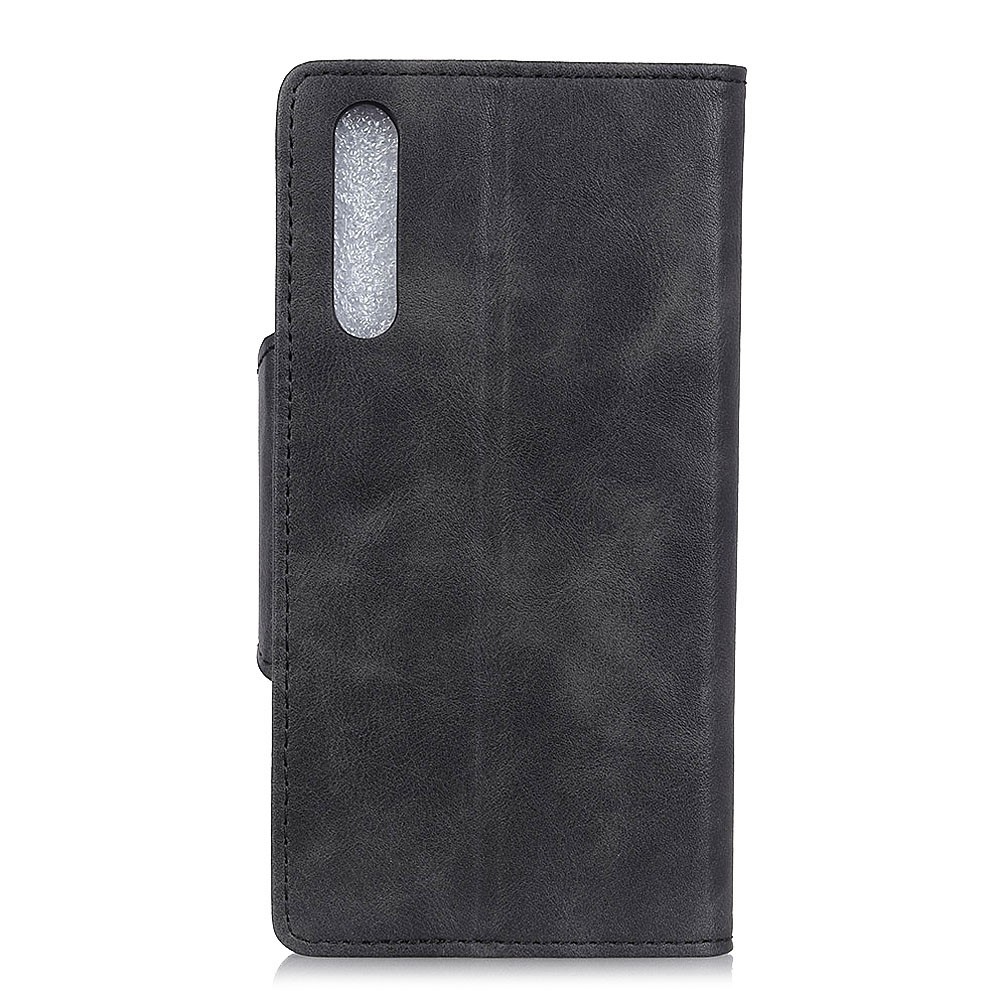 Wallet PU Leather Stand Case for Samsung Galaxy A02 / Samsung Galaxy M02 - Black-5