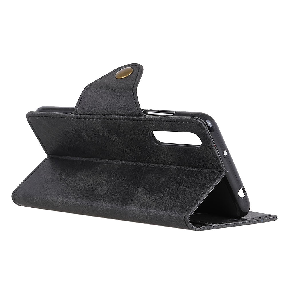 Wallet PU Leather Stand Case for Samsung Galaxy A02 / Samsung Galaxy M02 - Black-6