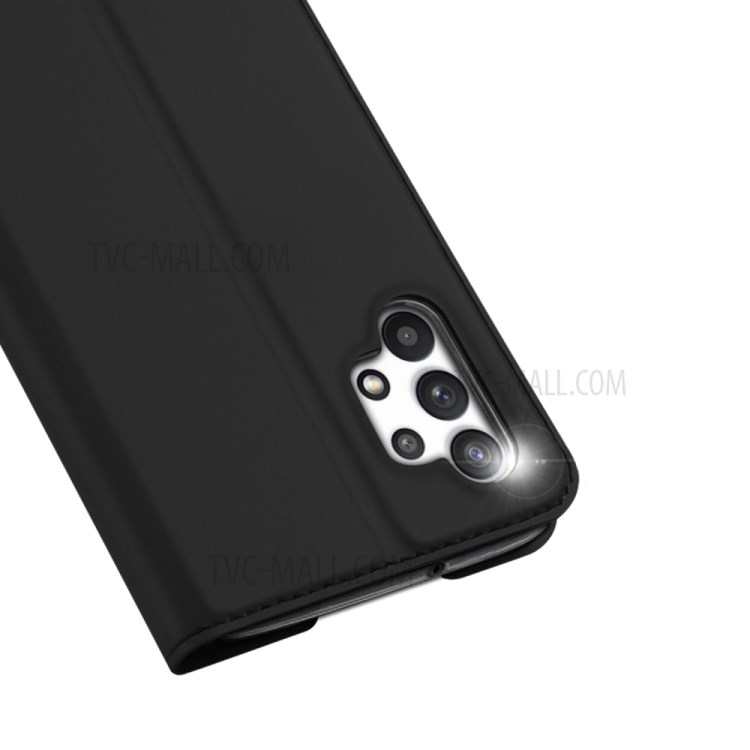 DUX DUCIS Skin Pro Series for Samsung Galaxy A32 4G Card Slot Leather Cell Phone Case - Black-3