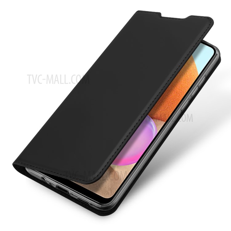 DUX DUCIS Skin Pro Series for Samsung Galaxy A32 4G Card Slot Leather Cell Phone Case - Black-4