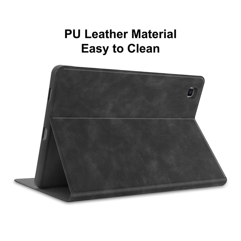 ENKAY ENK-8025 PU + TPU Tablet Case Cover Stand with Pen Slot for Galaxy Tab S6 Lite P610 / P615 - Black-4