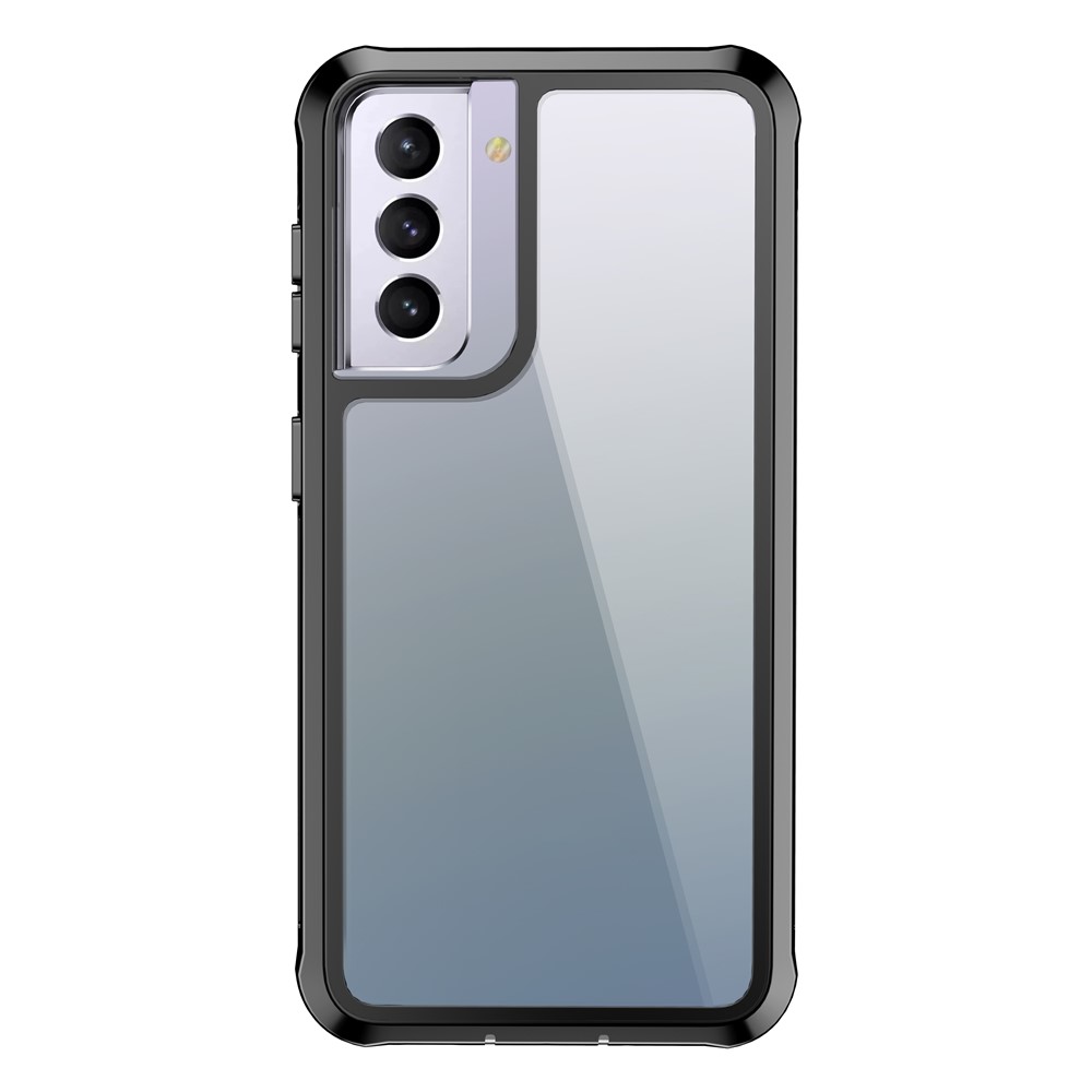 Full-body Protection Hard PC Case Shell Built-in PET Screen Protector for Samsung Galaxy S21 5G-3