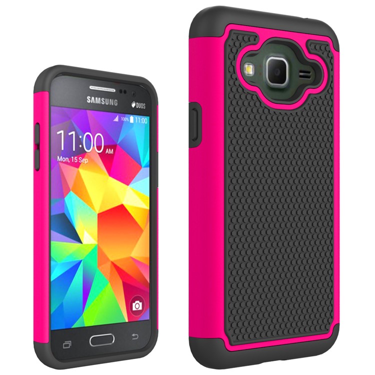 

Футбольное Зерно PC + Силиконовый Чехол Для Галактики Samsung J3 / J3, (2016) - Роза