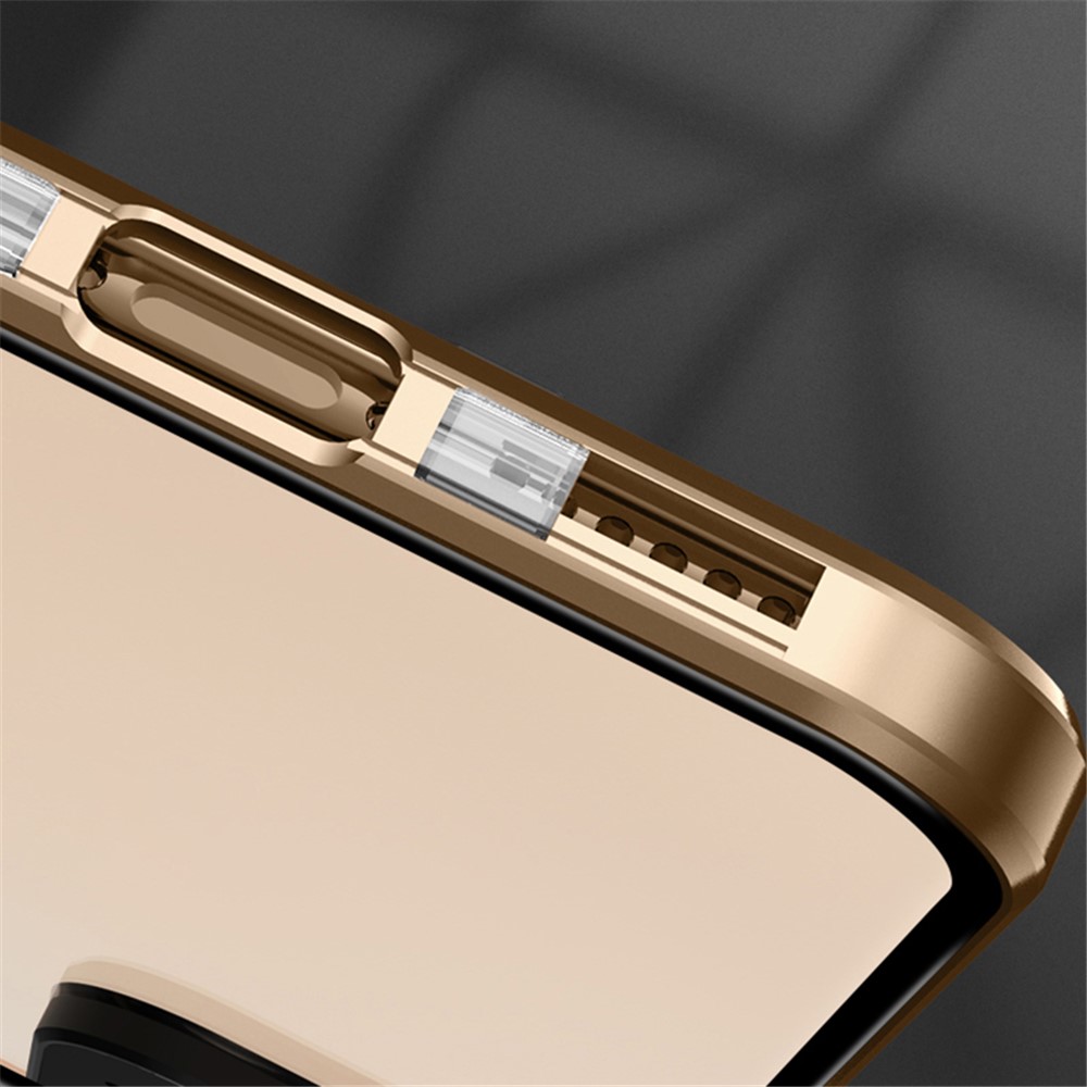 Precision Hole Double-sided Tempered Glass Double Buckle with Full Cover Camera Protective Phone Case for iPhone 12 / iPhone 12 Pro - Black-2