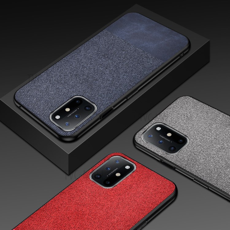 Splicing Style PC+TPU+Cloth+PU Leather Phone Case Cover for Samsung Galaxy A52 5G - Blue-3