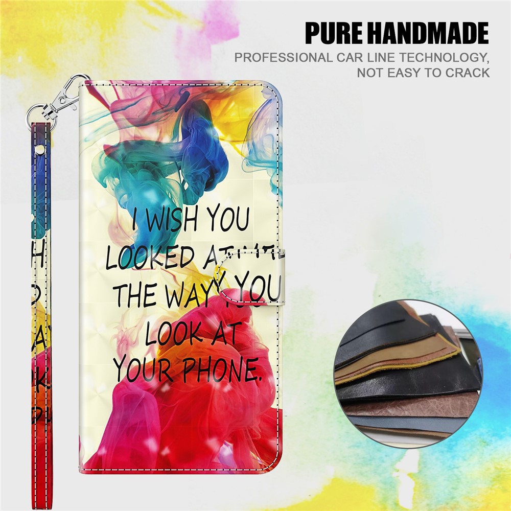 Pattern Printing Wallet Stand PU Leather Phone Cover Case for Samsung Galaxy A02s (164.2x75.9x9.1mm) - English Letters-4