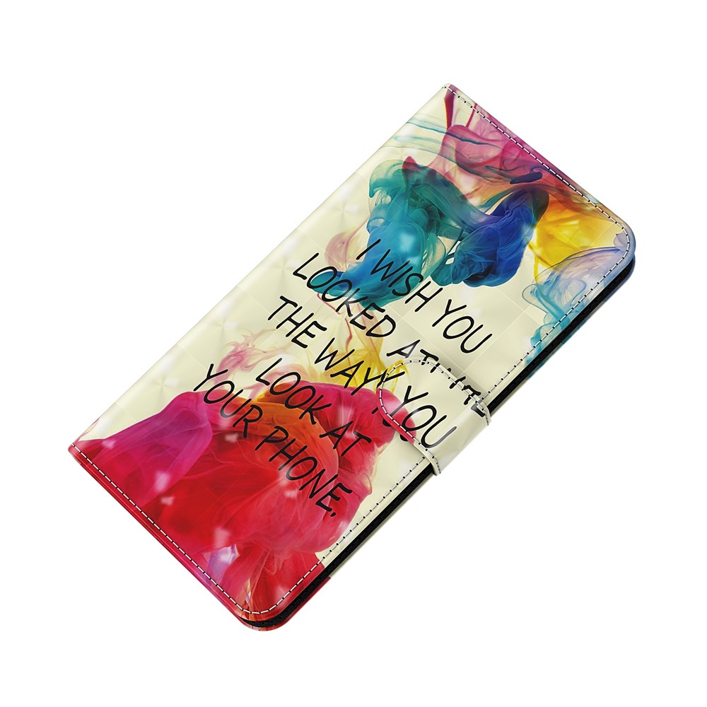 Pattern Printing Wallet Stand PU Leather Phone Cover Case for Samsung Galaxy A02s (164.2x75.9x9.1mm) - English Letters-9