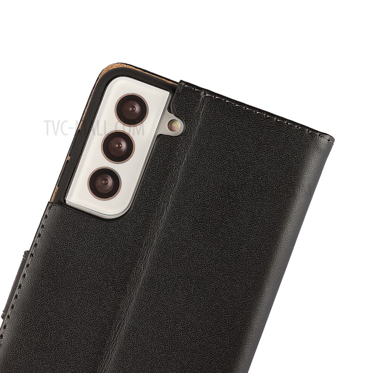 Genuine Leather Wallet Stand Case for Samsung Galaxy S21 5G-7